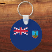 Montserrat Flag Sleutelhanger (Achterkant)