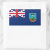 Montserrat Flag Sticker (Tas)