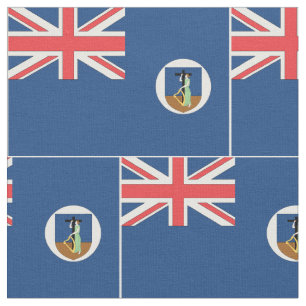 Montserrat Flag Stof