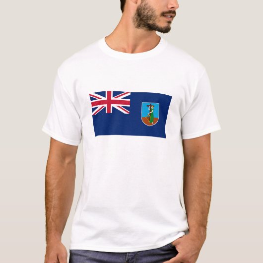 Montserrat Flag T-shirt (Voorkant)