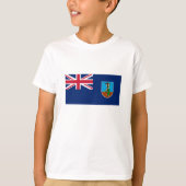 Montserrat Flag T-shirt (Voorkant)