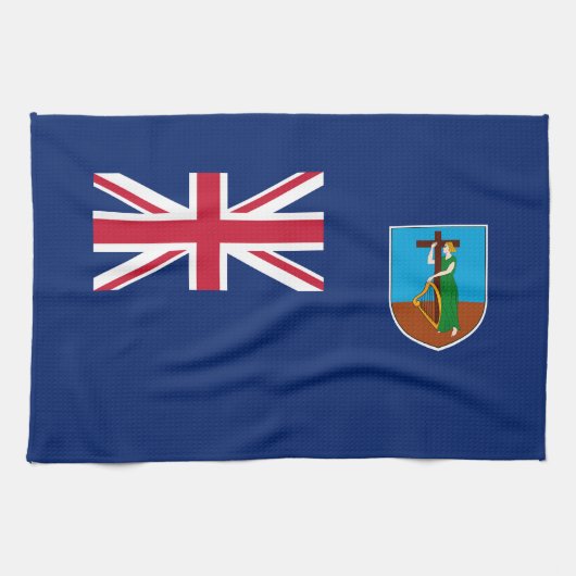 Montserrat Flag Theedoek (Horizontaal)