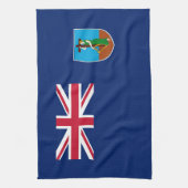 Montserrat Flag Theedoek (Verticaal)