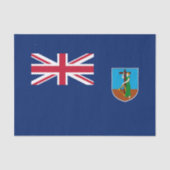 Montserrat Flag Tissuepapier (Voorkant)