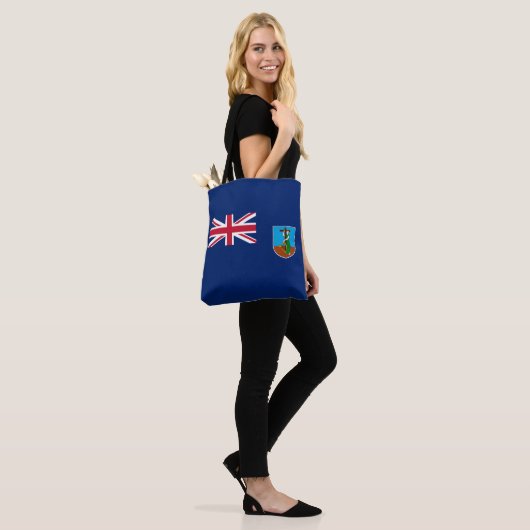 Montserrat Flag Tote Bag (Op model)