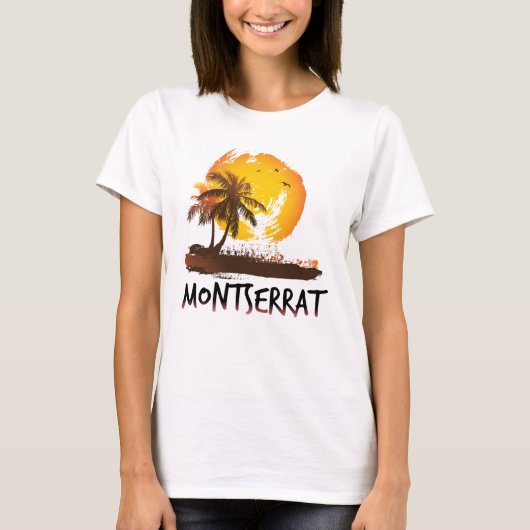 Montserrat grunge t-shirt (Voorkant)