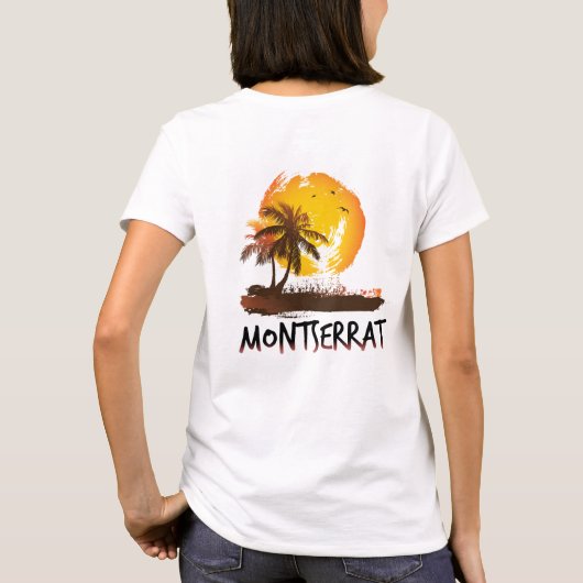 Montserrat grunge t-shirt (Achterkant)