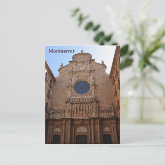 Montserrat klooster briefkaart (Staand voorkant)