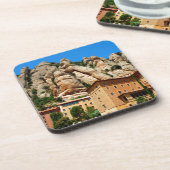 Montserrat, klooster, Catalonië, Spanje Bier Onderzetter (Linkerzijde)
