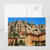 Montserrat, klooster, Catalonië, Spanje Briefkaart (Voorkant / Achterkant)