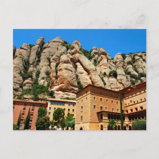 Montserrat, klooster, Catalonië, Spanje Briefkaart (Voorkant)