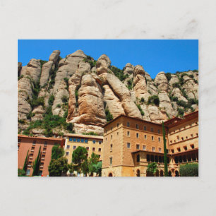 Montserrat, klooster, Catalonië, Spanje Briefkaart