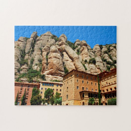 Montserrat, klooster, Catalonië, Spanje Legpuzzel (Horizontaal)