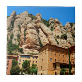 Montserrat, klooster, Catalonië, Spanje Tegeltje (Voorkant)