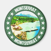 Montserrat Magneet (Voorkant)
