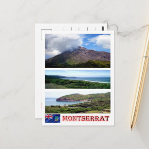 Montserrat - Mosaic - Briefkaart
