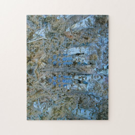 Montserrat Park Barcelona. Legpuzzel (Verticaal)