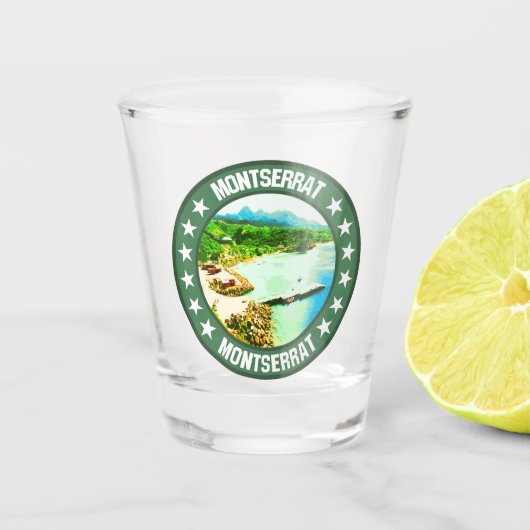Montserrat Shot Glas (Voorkant)