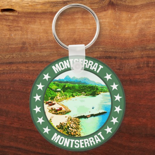 Montserrat Sleutelhanger (Voorkant)
