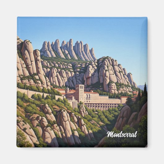 Montserrat Spain Magneet (Voorkant)