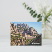 Montserrat Spanje Briefkaart (Staand voorkant)