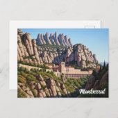 Montserrat Spanje Briefkaart (Voorkant / Achterkant)