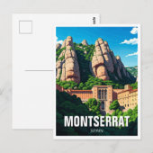 Montserrat Spanje Briefkaart (Voorkant / Achterkant)
