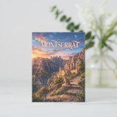 Montserrat Spanje Briefkaart (Staand voorkant)