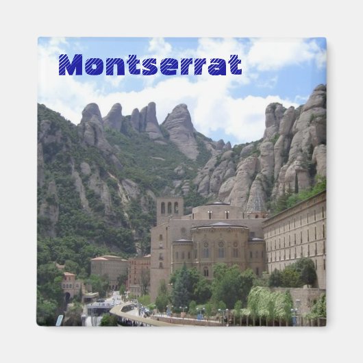Montserrat Spanje magneet (Voorkant)