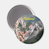 Montserrat Spanje magneet (Voorkant / Achterkant)