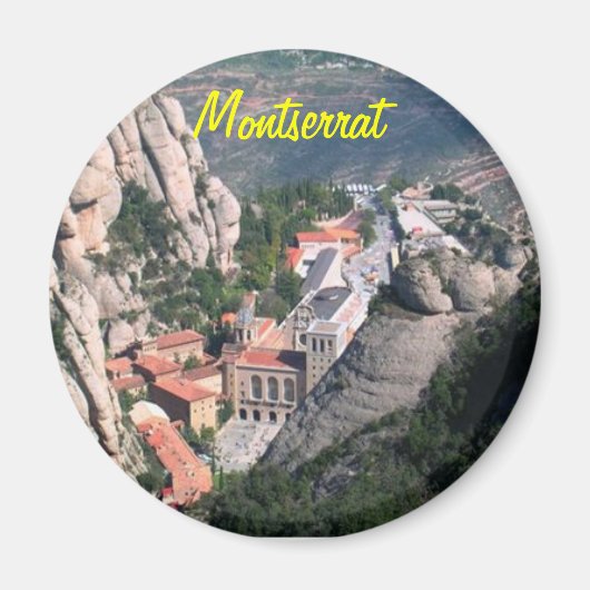 Montserrat Spanje magneet (Voorkant)