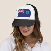 Montserrat Vlag Hoed Trucker Pet (In situ)