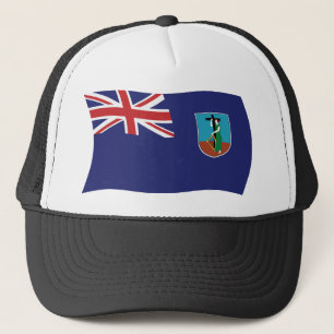Montserrat Vlag Hoed Trucker Pet