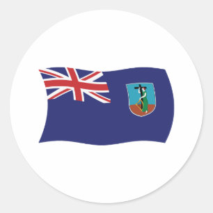 Montserrat Vlag Sticker