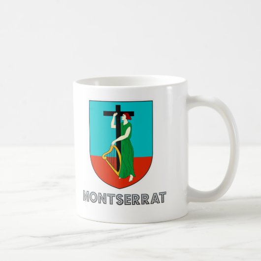 Montserratian Emblem Koffiemok (Rechts)