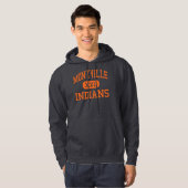 Montville - Indiërs - High - Oakdale Connecticut Hoodie (Voorkant volledig)