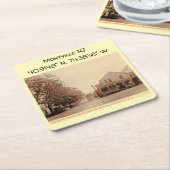 Montville NJ Map Coordinates  Style Kartonnen Onderzetters (Schuin)