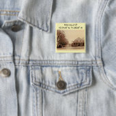 Montville NJ Map Coordinates  Style Vierkante Button 5,1 Cm (In situ)