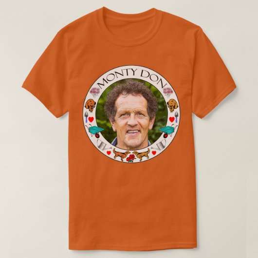 Monty Don (2) T-shirt (Design voorkant)