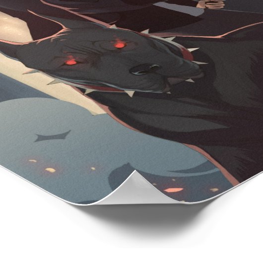 Monty, Simon & perziken Poster (Hoek)