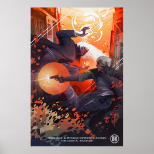 Monty & Simon Poster - Kunst van Galen Dara