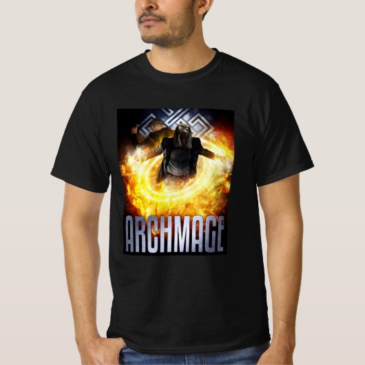 Monty & Strong - ARCHMAGE "Ik ben geen image!" T-shirt (Voorkant)
