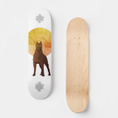 Monty & Strong - Peraches Skateboard (Voorkant)