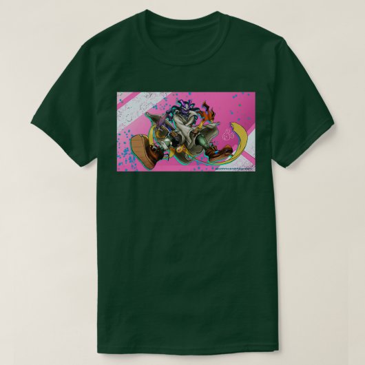Monty the Berserker Classic TShirt (Design voorkant)