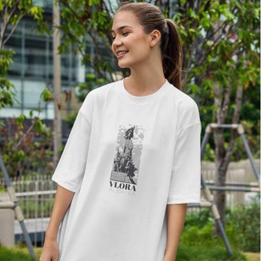 Monument Albanië standbeeld T-shirt