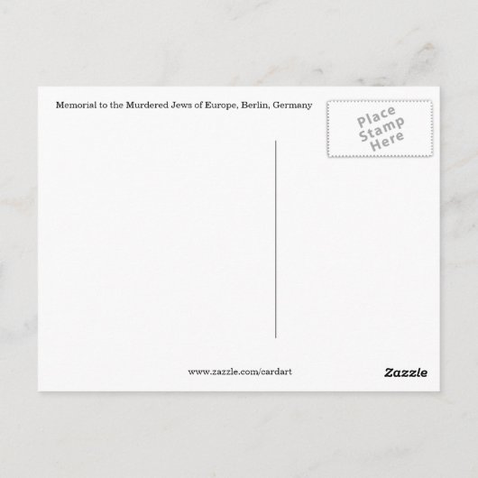 monument berlijn briefkaart (Achterkant)