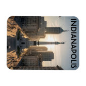 Monument Circle Indiana Indianapolis Magneet (Horizontaal)