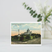 Monument en capitol, Montgomery AL  Briefkaart (Staand voorkant)