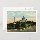 Monument en capitol, Montgomery AL  Briefkaart (Voorkant / Achterkant)
