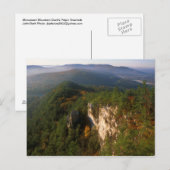 Monument Mountain Devils Pulpit Uitzicht Briefkaart (Voorkant / Achterkant)